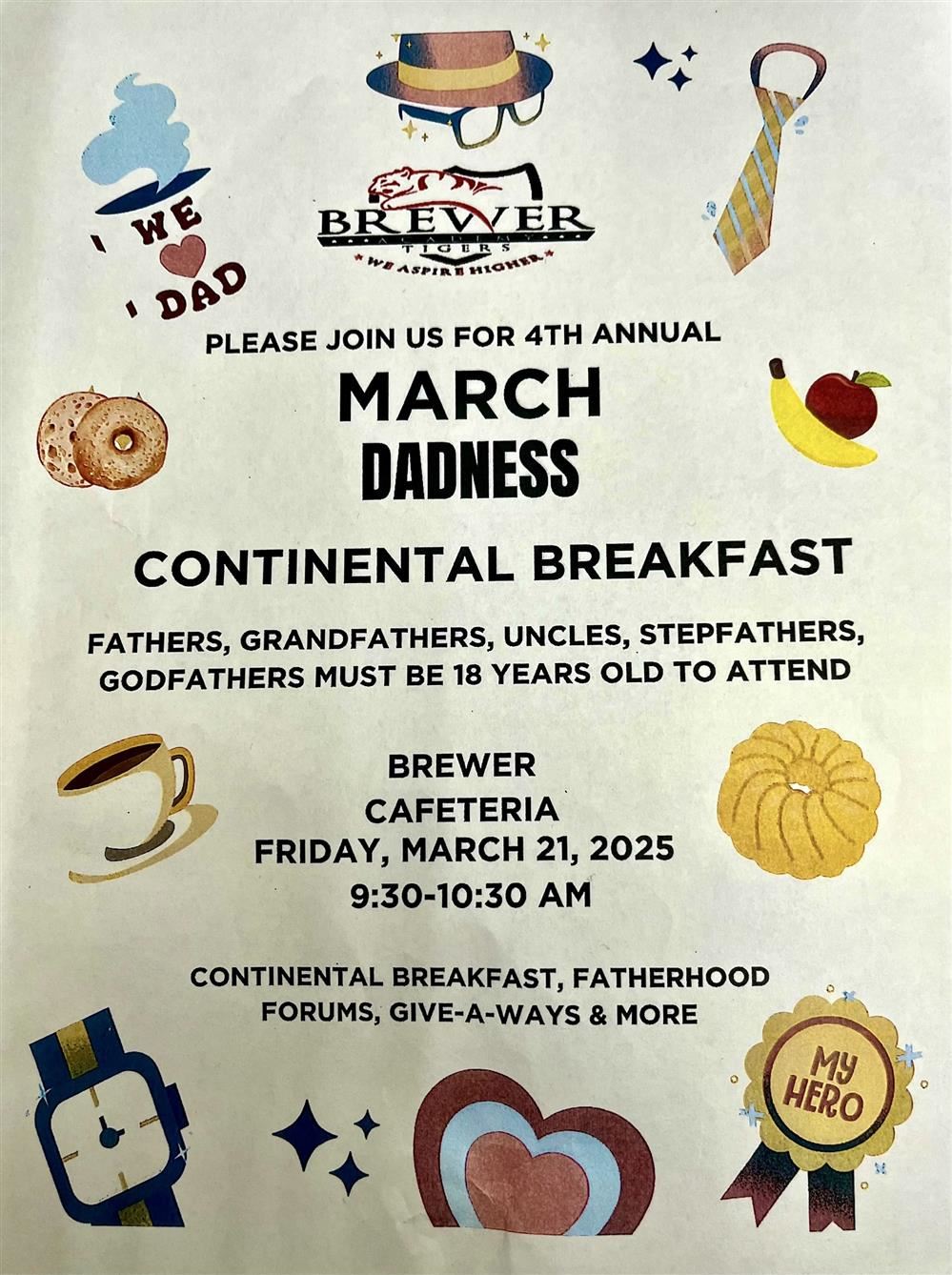  March Dadness flyer